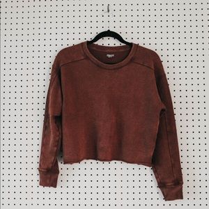cropped crew neck - aerie